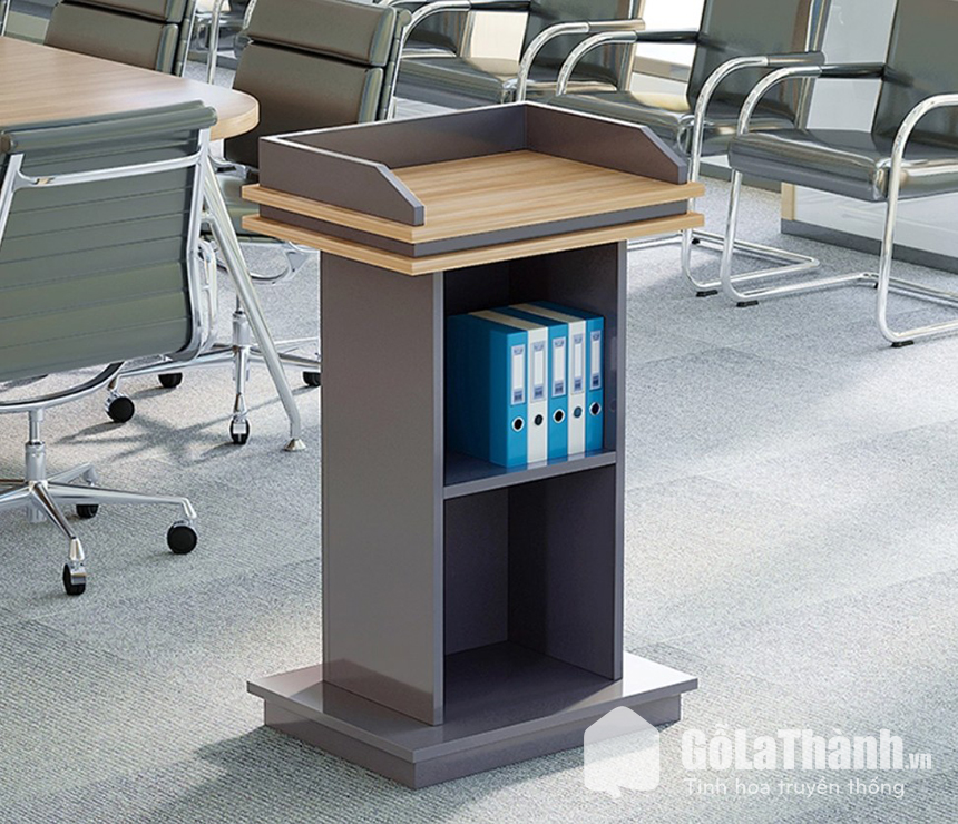 bục phát biểu gỗ MDF