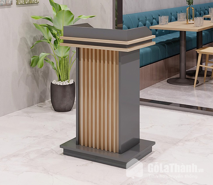 bục phát biểu hội nghị gỗ MDF