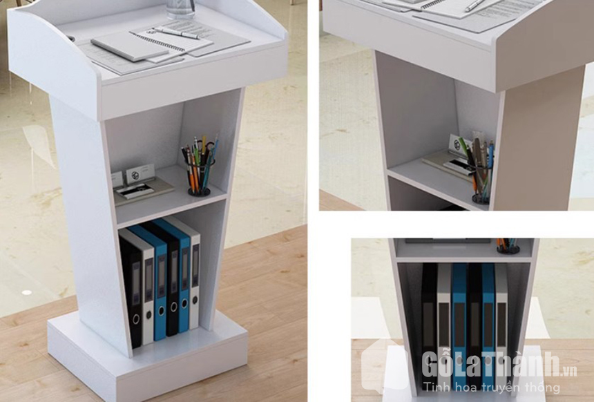 bục phát biểu gỗ MDF melamine