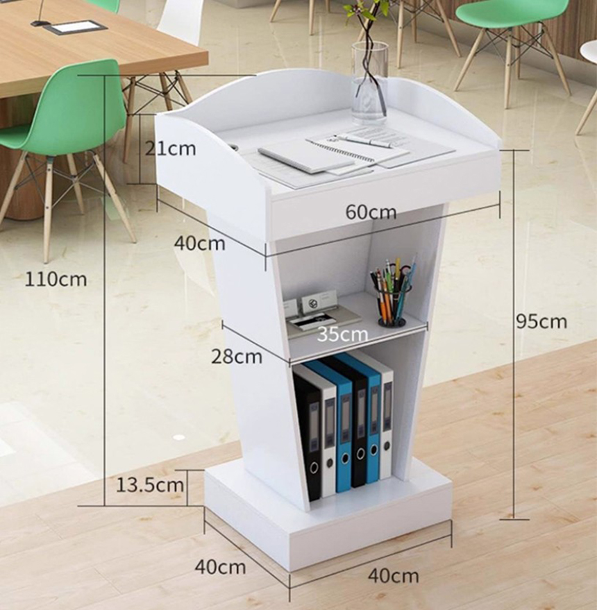 bục phát biểu gỗ MDF phủ melamine
