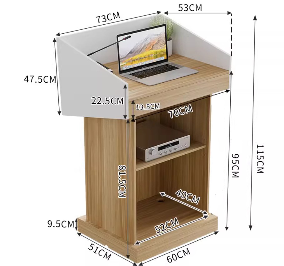 Bục phát biểu nhỏ gọn ấn tượng