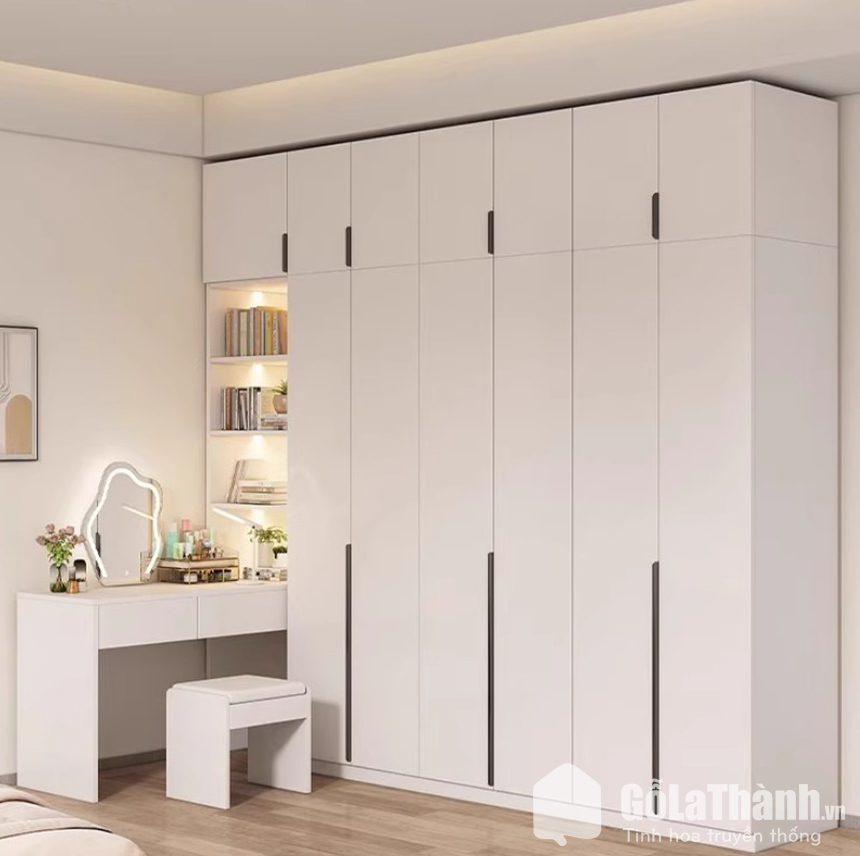 tủ áo kết hợp bàn trang điểm