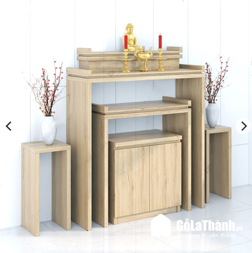 bàn thờ chung cư đa tầng