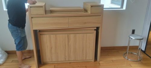 Bàn thờ chung cư nhỏ gọn GHT-5504 photo review