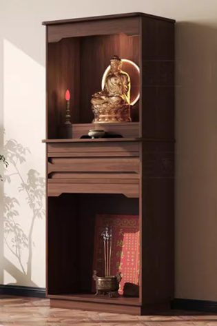 tủ thờ 2 tầng gỗ công nghiệp