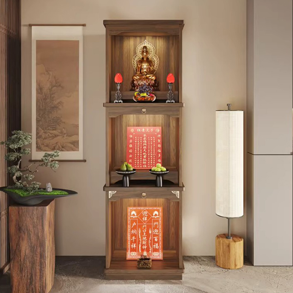 avar tủ thờ gỗ công nghiệp 3 tầng