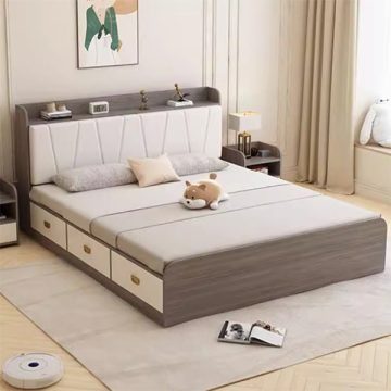 giường ngủ gỗ hiện đại