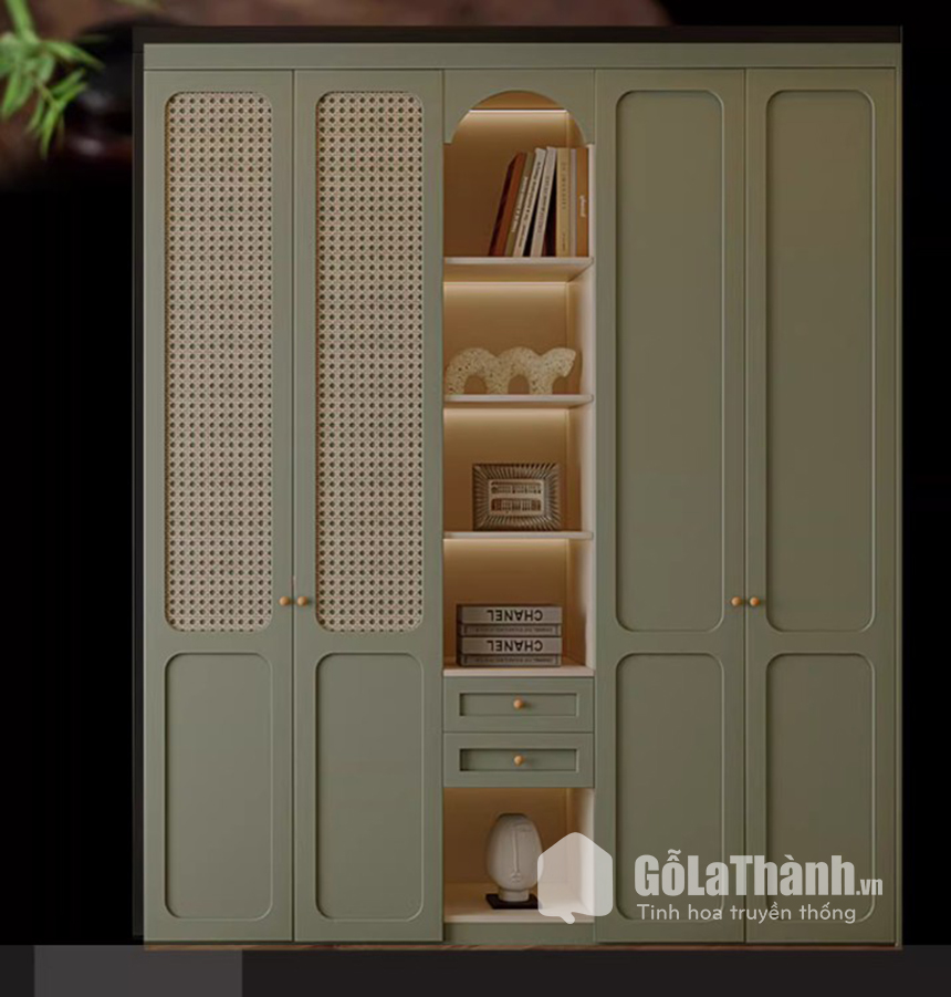 tủ áo phong cách indochine lãng mạn
