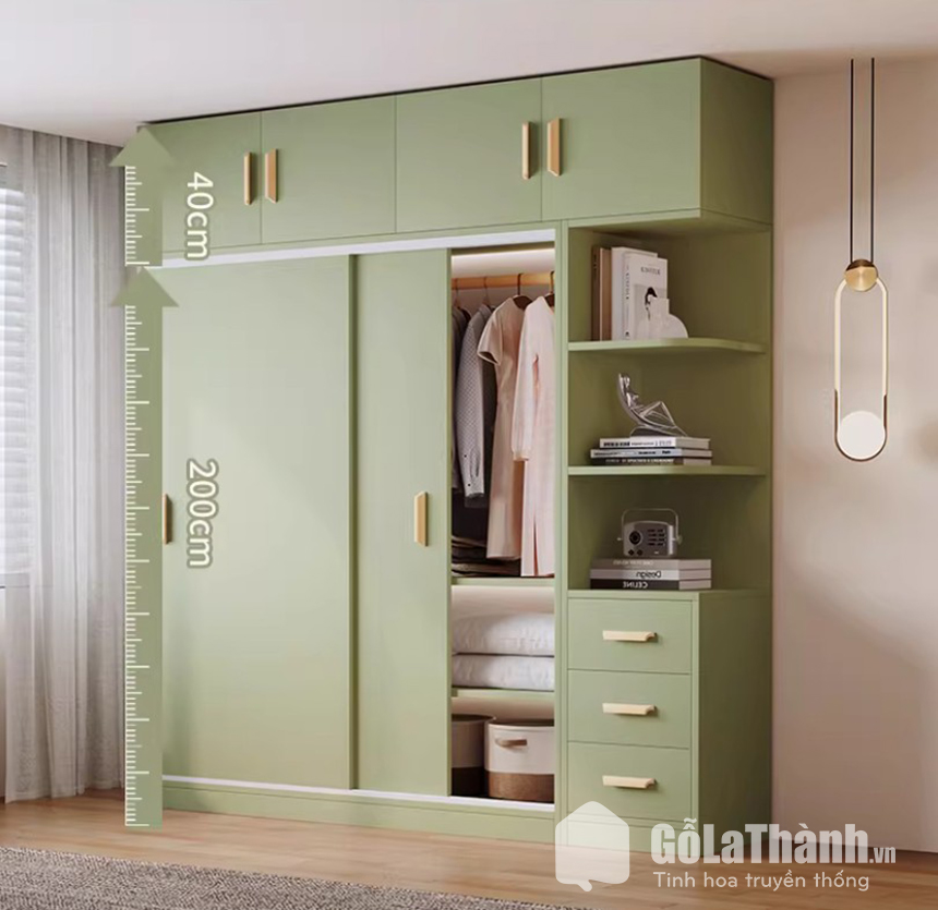 tu-quan-ao- (4) kích thước tủ quần áo trẻ trung