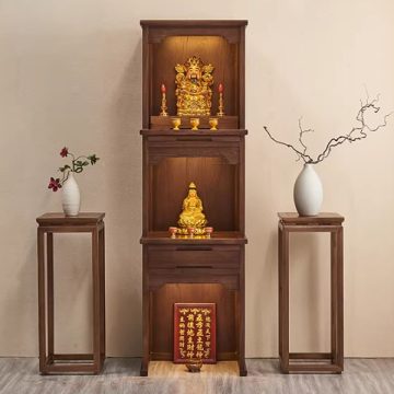 tu thò 3 tầng gỗ sồi đẹp ấn tượng