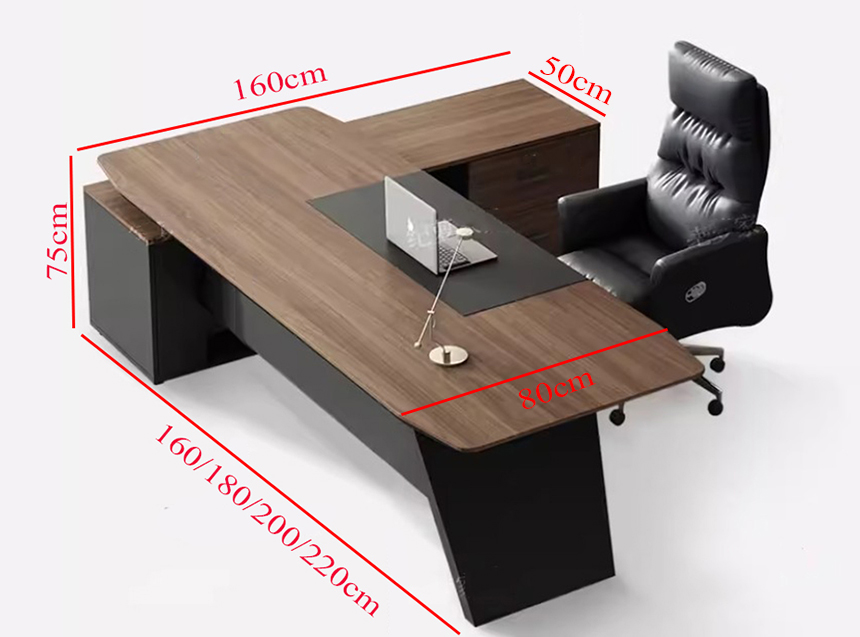 ban-lanh-dao-chu-L bàn lãnh đạo chữ L thanh lịch