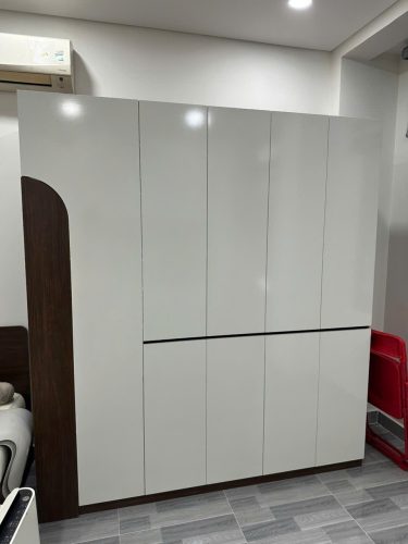 Tủ áo kết hợp bàn làm việc, bàn học GHT-5435 photo review