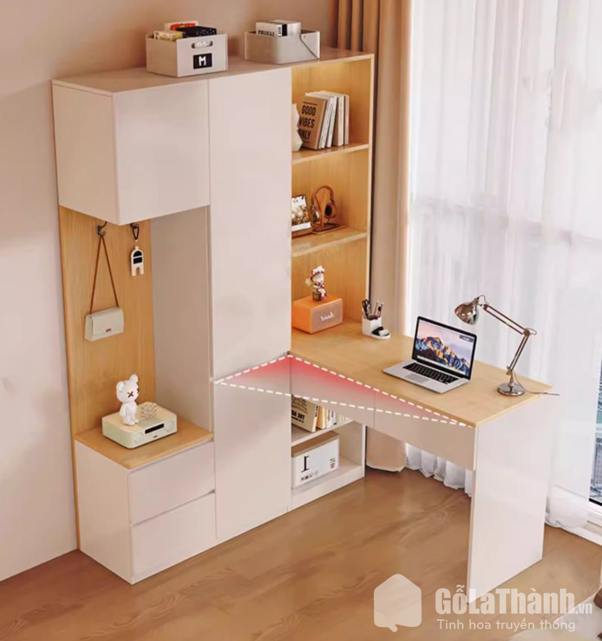 ban-hoc-ket-ho-tu-do (2) tủ để đồ kết hợp bàn học nhỏ gọn