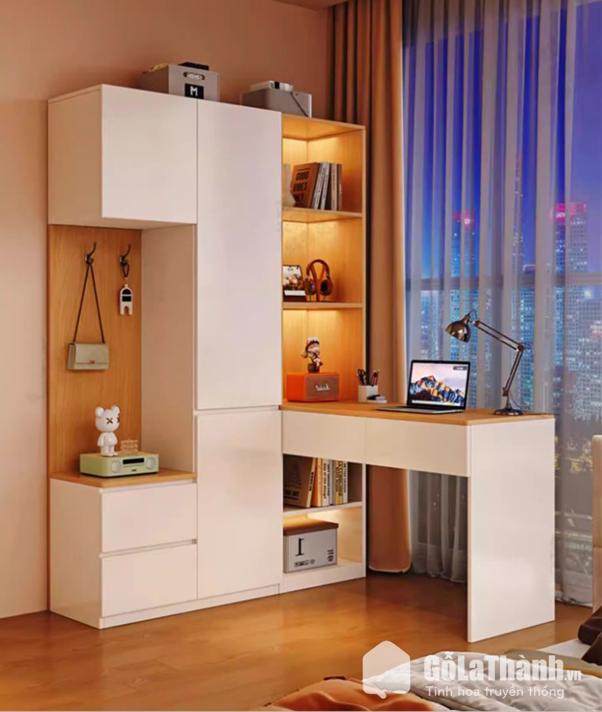 ban-hoc-ket-ho-tu-do (5) tủ để đồ kết hợp bàn học nhỏ gọn