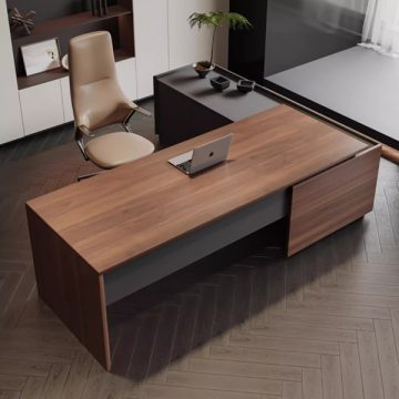 bàn làm việc giám đốc gỗ MDF