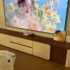 Kệ tivi bo góc cạnh cho phòng khách thanh lịch GHT-424