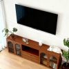 Tủ tivi cánh kính vòm thiết kế tối ưu GHT-429