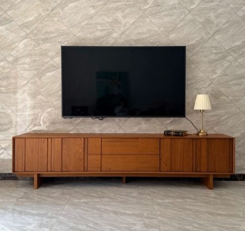 Kệ tivi gỗ MDF phủ melamine cao cấp GHT-428 photo review