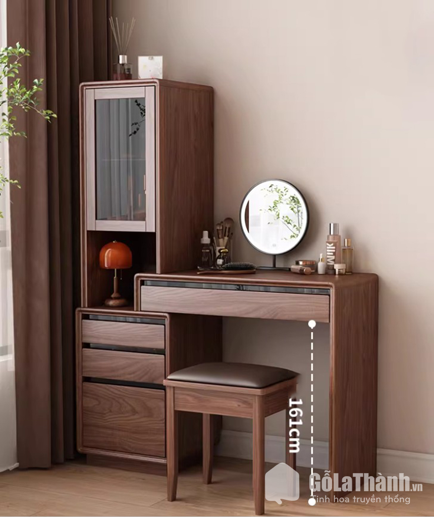 bàn trang điểm gỗ tự nhiên cao cấp
