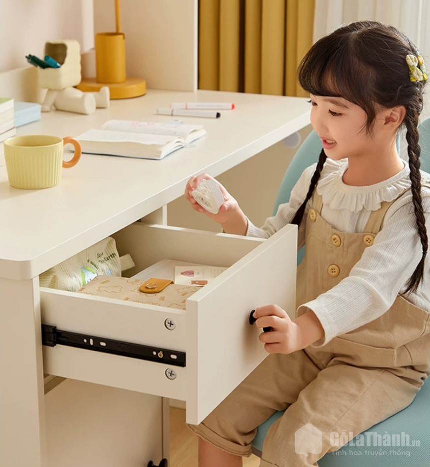 Bàn học trẻ em liền giá sách hiện đại GHT-4330 - thu vien 2 Bàn học trẻ em liền giá sách hiện đại GHT-4330 - thu vien 2