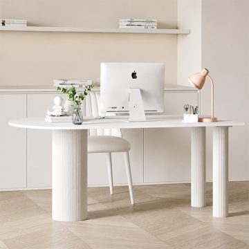 Bàn làm việc chân trụ hiện đại GHT-4332 - thu vien 7