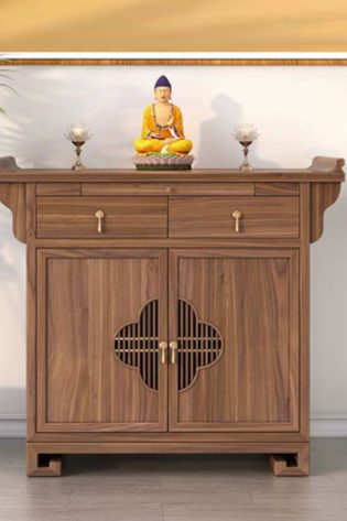 Tủ Quần Áo Màu Kem Tay Nắm Gỗ Tối Giản Hiện Đại