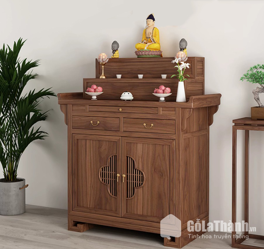 tủ thờ tam cấp gỗ tự nhiên
