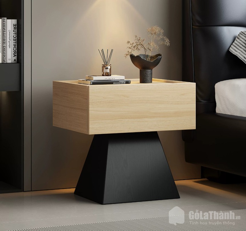 Mẫu tab đầu giường chân đế hình thang độc đáo GHT-5445 Mẫu tab đầu giường chân đế hình thang độc đáo GHT-5445