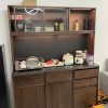 Tủ pantry gỗ MDF tích hợp quầy pha cà phê GHT-5525