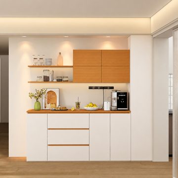 Tủ bếp hiện đại gỗ MDF phủ melamine GHT-5322