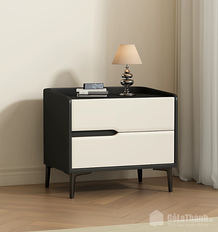 Mẫu tủ đầu giường 2 ngăn kéo GHT-5440 Mẫu tủ đầu giường 2 ngăn kéo GHT-5440