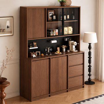 Tủ pantry phối cánh kính tiện lợi GHT-5424 - thu vien 6