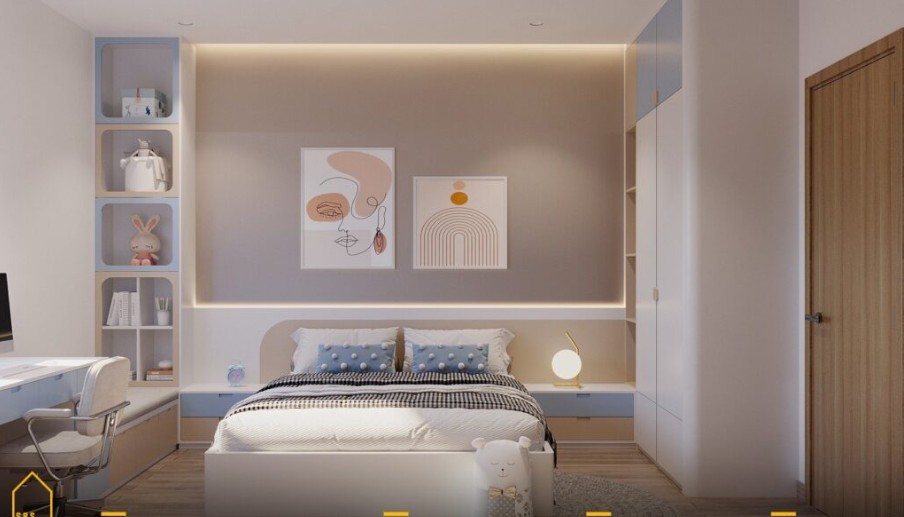thiết kế phòng ngủ trẻ em
