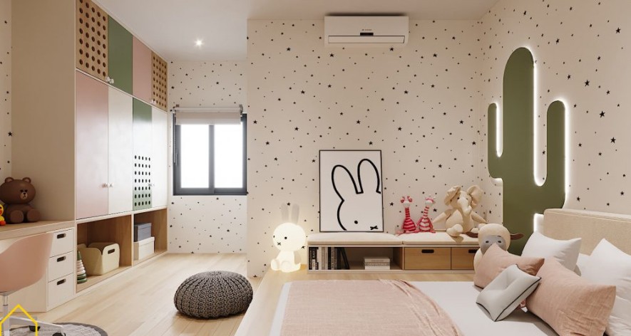 thiết kế phòng ngủ trẻ em 