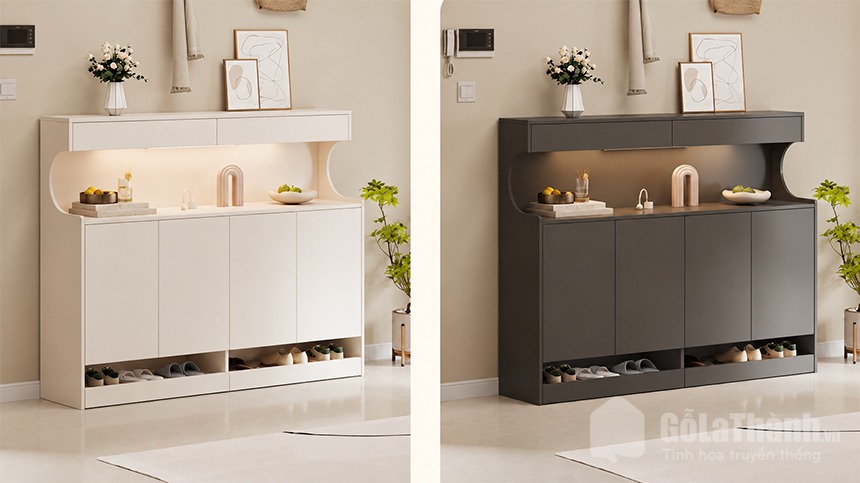Hệ cánh tủ phẳng tối giản, hiện đại Hệ cánh tủ phẳng tối giản, hiện đại