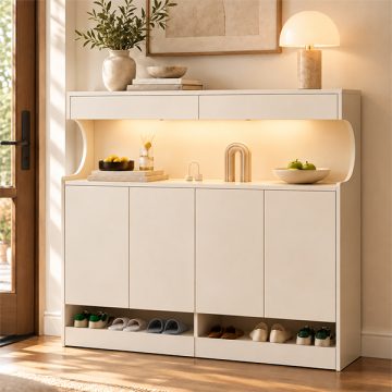 Tủ giày hiện đại gỗ công nghiệp đẹp GHT-51912