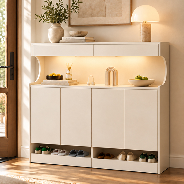 Tủ giày hiện đại gỗ công nghiệp đẹp GHT-51912 Tủ giày hiện đại gỗ công nghiệp đẹp GHT-51912