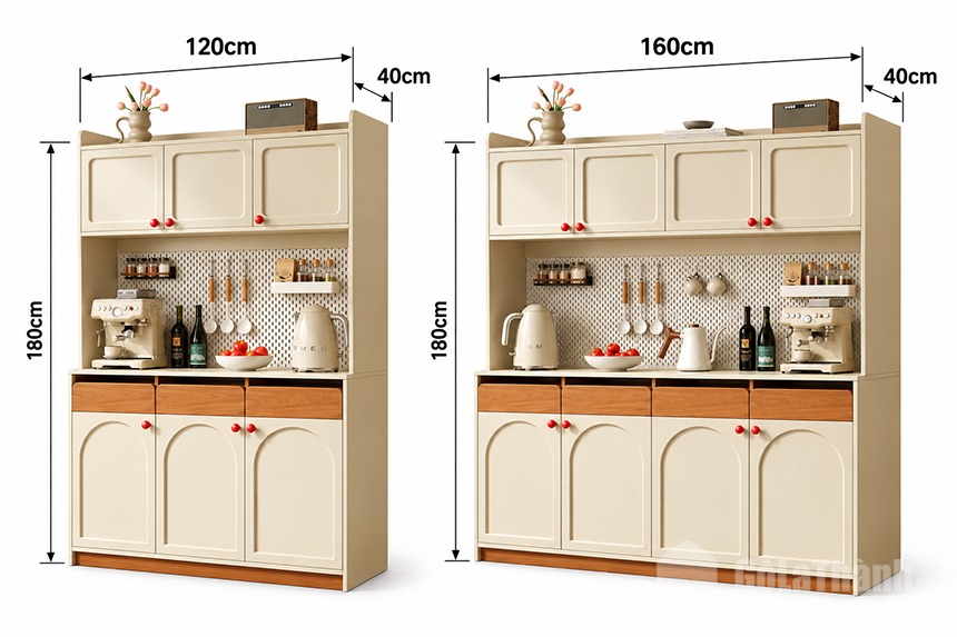 Chi tiết thiết kế Tủ pantry thanh lịch chất liệu gỗ MDF cao cấp GHT- 5533 Chi tiết thiết kế Tủ pantry thanh lịch chất liệu gỗ MDF cao cấp GHT- 5533