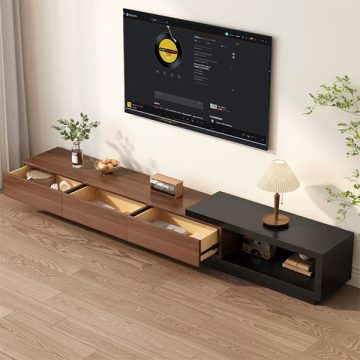 Mẫu kệ tivi kéo đa năng thiết kế hiện đại GHT-440