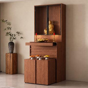 Thiết kế tủ thờ chung cư, nhà phố hiện đại GHT-5523