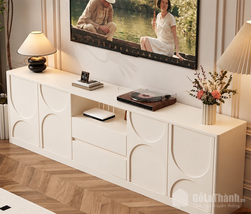 Thiết kế tủ tivi kiểu dáng tinh tế mang vẻ đẹp hiện đại Thiết kế tủ tivi kiểu dáng tinh tế mang vẻ đẹp hiện đại