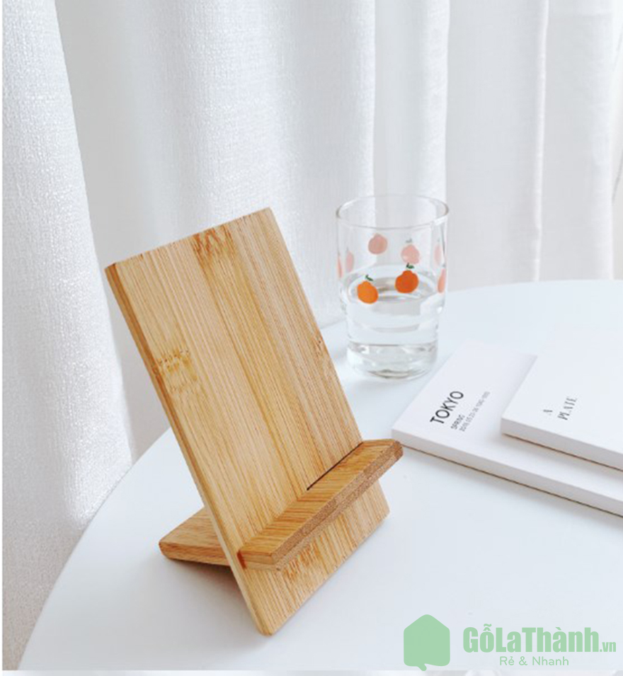 Giá đỡ điện thoại bằng gỗ thiết kế đơn giản GHT-901