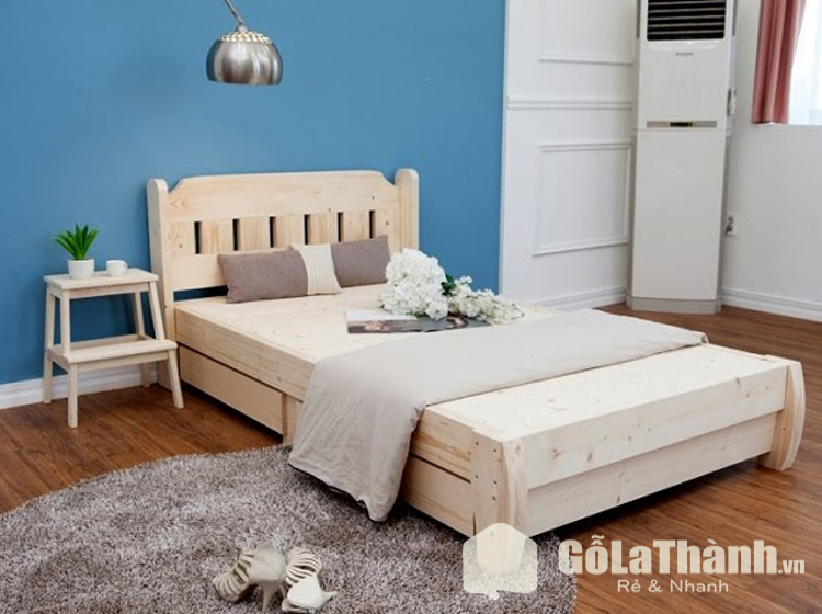 giường ngủ nhỏ gọn thiết kế đơn giản