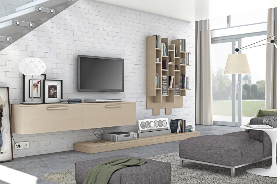 Những ưu điểm khi sử dụng kệ tivi gỗ thông cho phòng khách